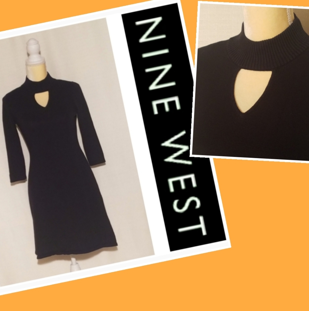 QUARENTINE SALE  Nine West black sweater dress - Picture 2 of 4